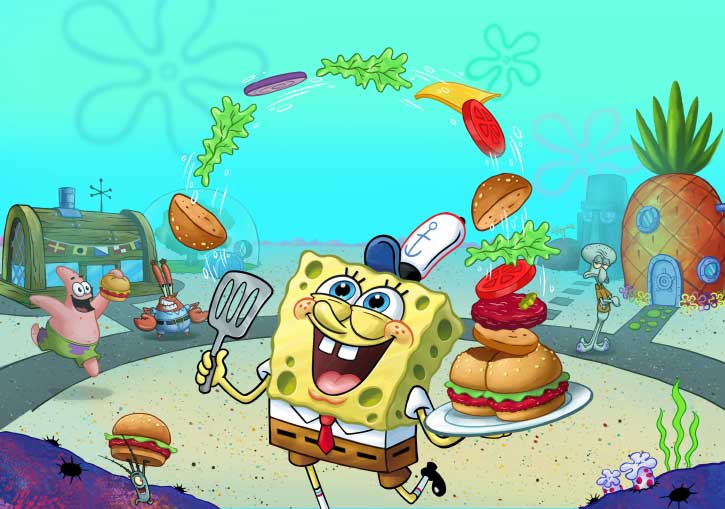SpongeBob Krusty Cook-Off Key Art